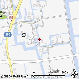 佐賀県佐賀市兵庫町渕2444周辺の地図