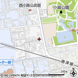 佐賀県小城市西小路208周辺の地図
