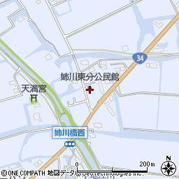 佐賀県神埼市神埼町姉川1680周辺の地図