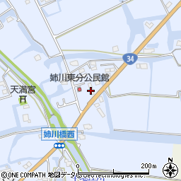 佐賀県神埼市神埼町姉川1698周辺の地図