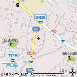 福岡県久留米市高良内町4383周辺の地図