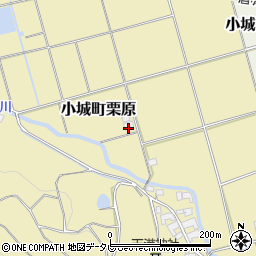 佐賀県小城市小城町栗原125-13周辺の地図