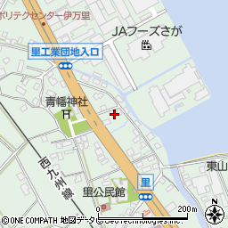 佐賀県伊万里市東山代町里206周辺の地図