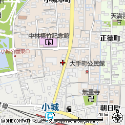 佐賀県小城市小城町152周辺の地図