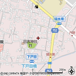 福岡県久留米市高良内町4367周辺の地図