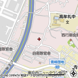 福岡県久留米市高良内町3168周辺の地図