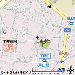福岡県久留米市高良内町4446周辺の地図