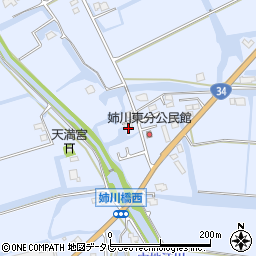 佐賀県神埼市神埼町姉川1670周辺の地図