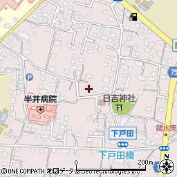 福岡県久留米市高良内町4447周辺の地図