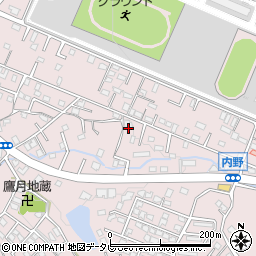 福岡県久留米市高良内町3764周辺の地図