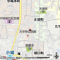 佐賀県小城市小城町127周辺の地図