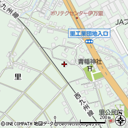 佐賀県伊万里市東山代町里822周辺の地図
