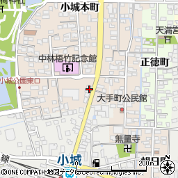 佐賀県小城市小城町152-2周辺の地図