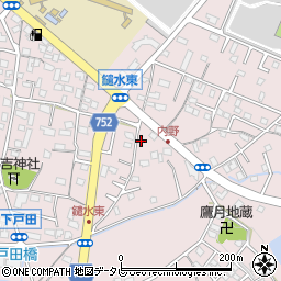 福岡県久留米市高良内町2977周辺の地図