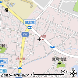 福岡県久留米市高良内町2977-1周辺の地図