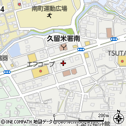 カラオケバンバン上津２号店周辺の地図