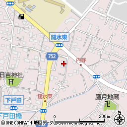 福岡県久留米市高良内町4384周辺の地図