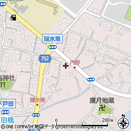 福岡県久留米市高良内町2976周辺の地図