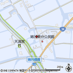 佐賀県神埼市神埼町姉川1671周辺の地図