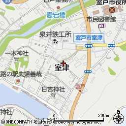 高知県室戸市室津2423周辺の地図