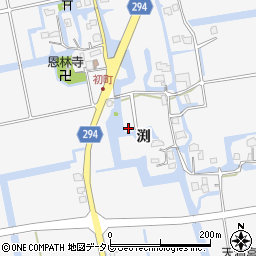 佐賀県佐賀市兵庫町渕2543-8周辺の地図