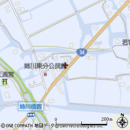 佐賀県神埼市神埼町姉川1704周辺の地図