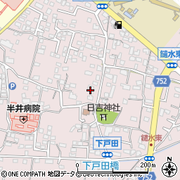 福岡県久留米市高良内町4445周辺の地図