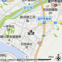 高知県室戸市室津2422周辺の地図