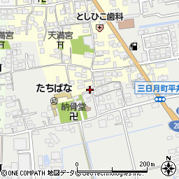 佐賀県小城市本告1021周辺の地図