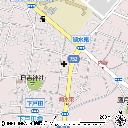 福岡県久留米市高良内町4380周辺の地図