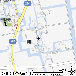 佐賀県佐賀市兵庫町渕2517周辺の地図