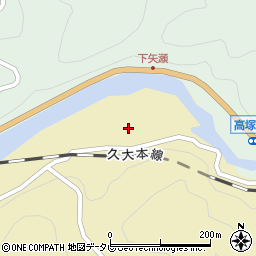 大分県日田市天瀬町合田1853周辺の地図