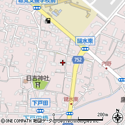福岡県久留米市高良内町4379周辺の地図