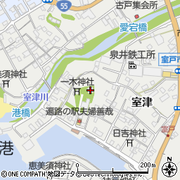 津照寺周辺の地図
