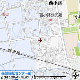 佐賀県小城市西小路204周辺の地図