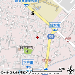 福岡県久留米市高良内町4376-9周辺の地図