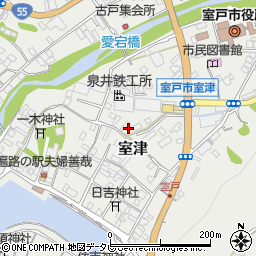 高知県室戸市室津2421周辺の地図