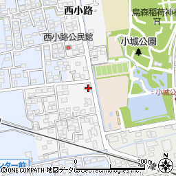 佐賀県小城市西小路209周辺の地図