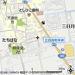 佐賀県小城市本告1266-2周辺の地図