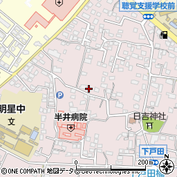 福岡県久留米市高良内町4433周辺の地図