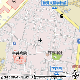 福岡県久留米市高良内町4437周辺の地図