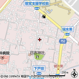 福岡県久留米市高良内町4361周辺の地図