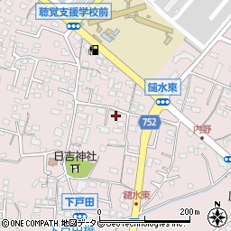 福岡県久留米市高良内町4378周辺の地図