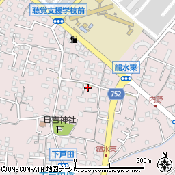 福岡県久留米市高良内町4376-7周辺の地図