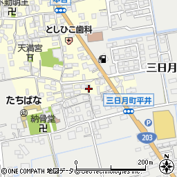 佐賀県小城市本告1007-1周辺の地図