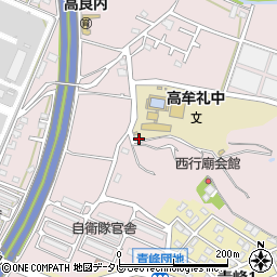 福岡県久留米市高良内町3358周辺の地図