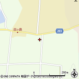 愛媛県宇和島市三間町務田452周辺の地図