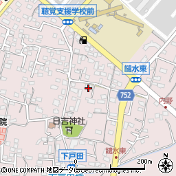 福岡県久留米市高良内町4363周辺の地図