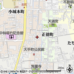 佐賀県小城市小城町116周辺の地図