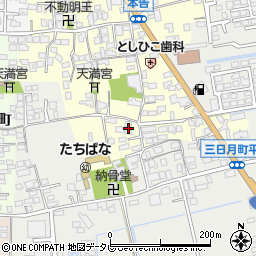 佐賀県小城市本告1023-3周辺の地図